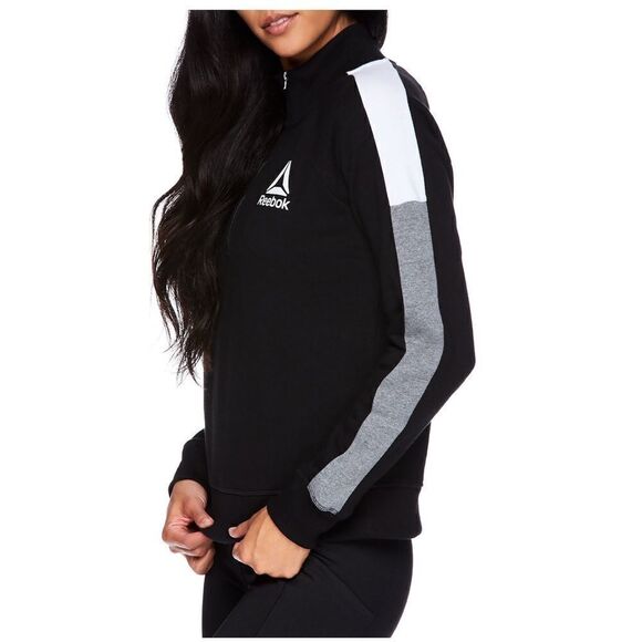 Reebok Half Zip Turtleneck Fleece Sweatshirt - Picture 3 of 8